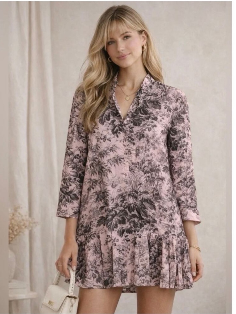 Tuckernuck Pressed Powder Toile Tate Dress